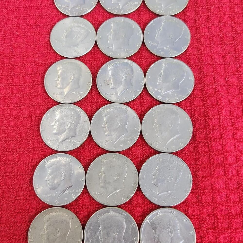 Kennedy Silver and White Collectibles
